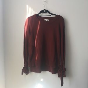 Madewell Tie Sleeve Sweater